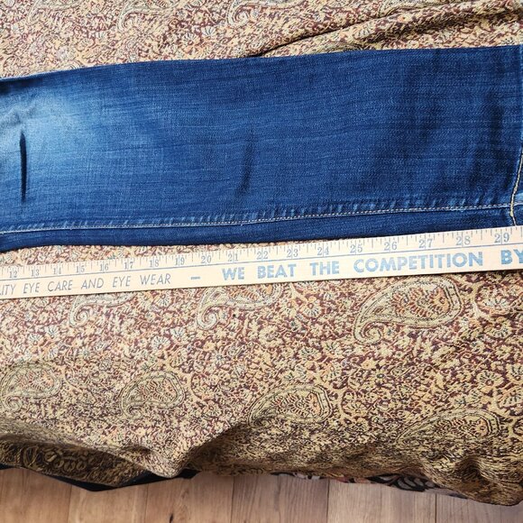 TWO PAIRS 7 For All Mankind High Rise Skinny Fit Jeans Sz27 (size 4) - Picture 7 of 17
